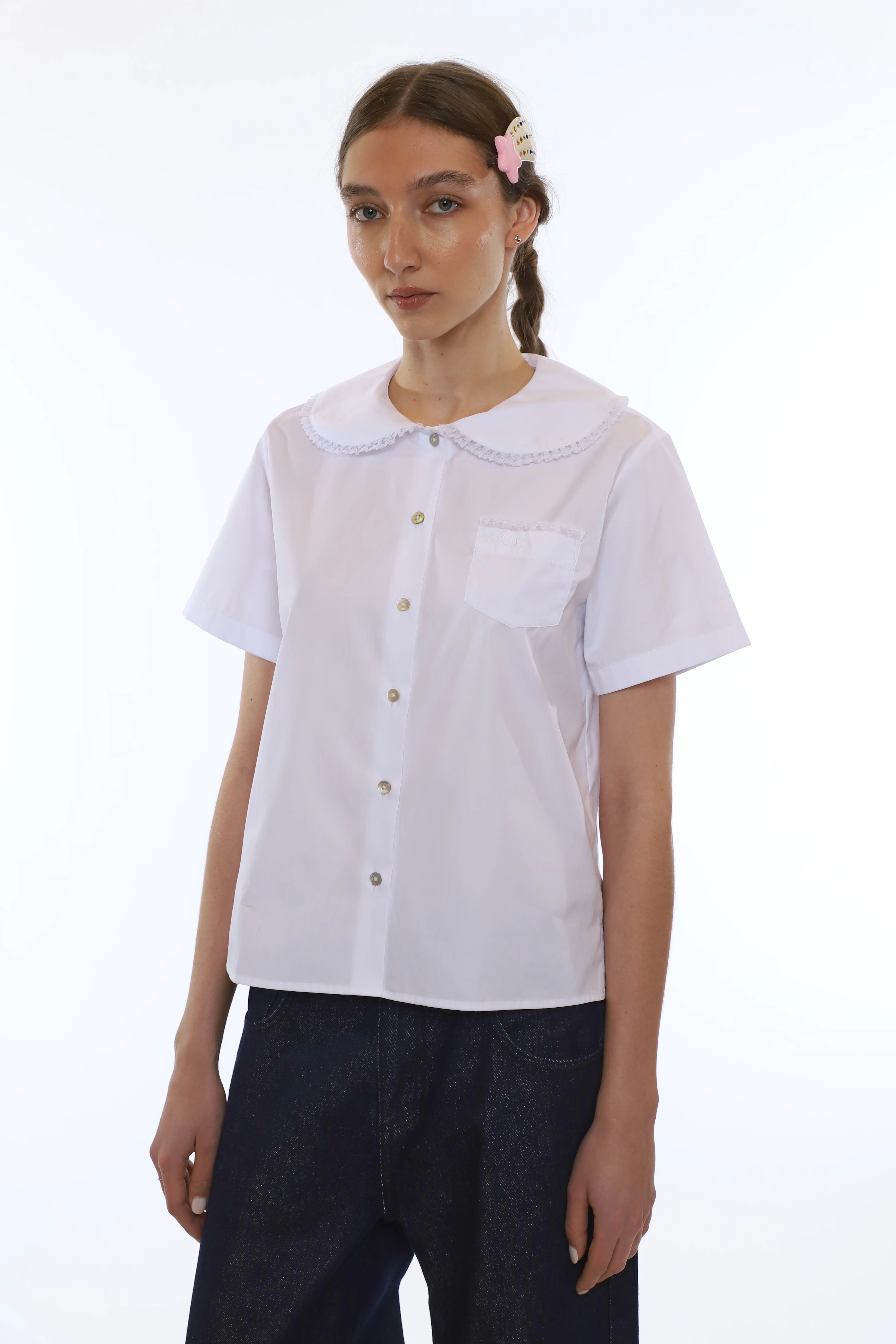 SPLITTER TOP IN WHITE - Image 3